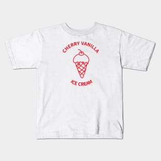 cherry vanilla ice cream Kids T-Shirt